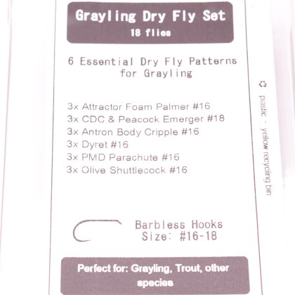 Zestaw suchych much Grayling Dry Fly Set 1 Tuhola